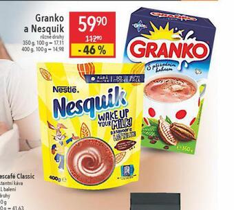 Globus Granko a nesquick nabídka