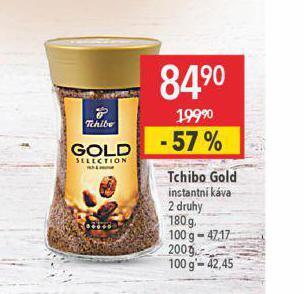 Globus Tchibo gold instantní káva nabídka