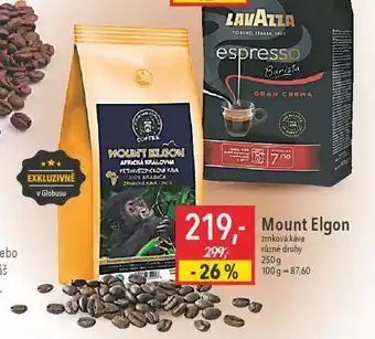 Globus Mount elgon zrnková káva nabídka