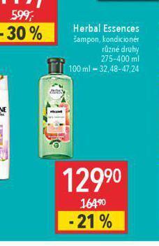 Globus Herbal essences šampon, kondicioner nabídka