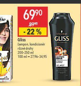 Globus Gliss šampon, kondicioner nabídka