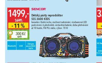 Globus Dětský párty reproduktor sencor nabídka
