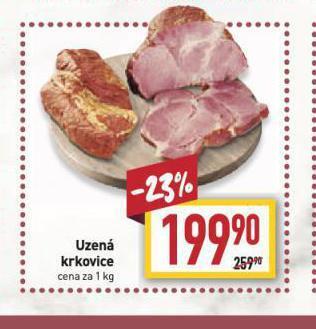 Billa Uzená krkovice nabídka