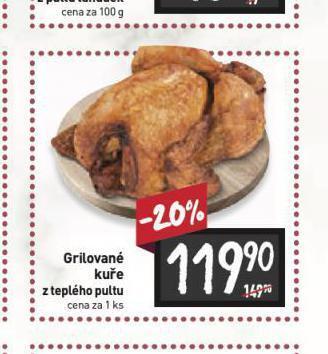 Billa Grilované kuře nabídka