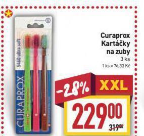 Billa Curaprox kartáčky na zuby nabídka