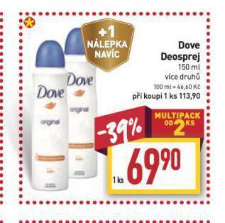 Billa Dove deosprej nabídka