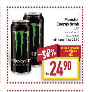 Billa Monster energy drink nabídka