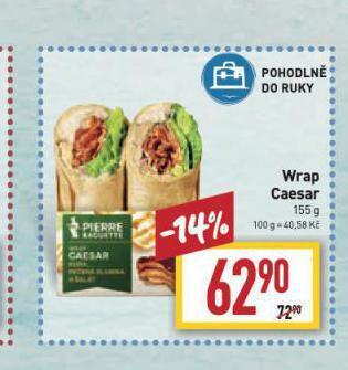 Billa Wrap caesar nabídka