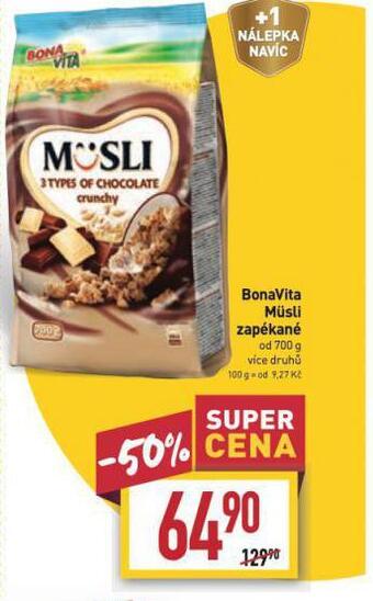 Billa Bonavita musli zapékané nabídka