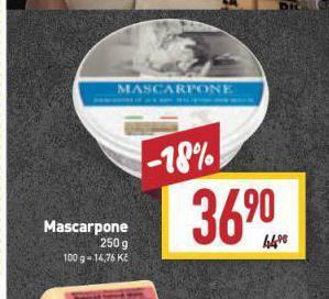 Billa Mascarpone nabídka
