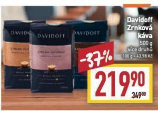 Billa Davidoff káva nabídka