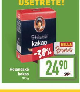 Billa Holandské kakao nabídka