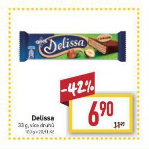 Billa Delissa nabídka