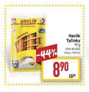 Billa Havlík tyčinky nabídka