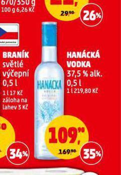 Penny Market Hanácká vodka nabídka