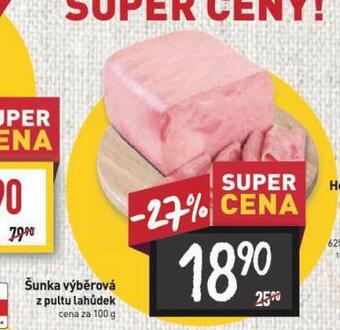 Billa Šunka výběrová nabídka