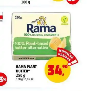 Penny Market Rama plant butter nabídka