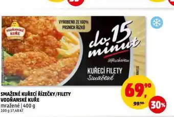 Penny Market Smažené kuřecí řízečky / filety vodňanské kuře nabídka