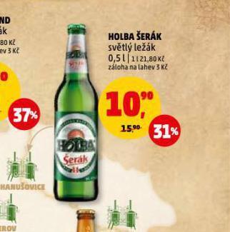 Penny Market Pivo holba šerák nabídka