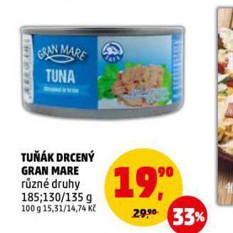 Penny Market Tuňák drcený gran mare nabídka
