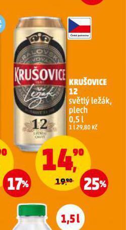 Penny Market Pivo krušovice 12 královský ležák nabídka
