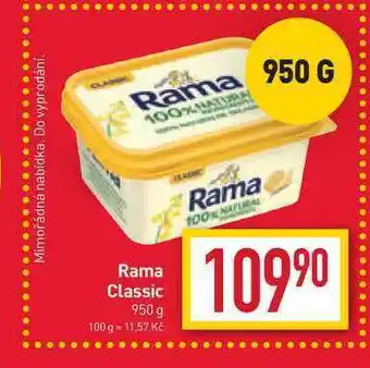 Billa Rama classic 950 g nabídka