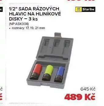 Auto Kelly 1/2" sada rázových hlavic na hliníkové disky nabídka