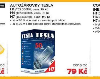 Autožárovky tesla h7
