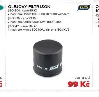 Auto Kelly Olejový filtr ison nabídka