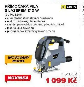 Auto Kelly Přímočará pila a laserem 810 w nabídka