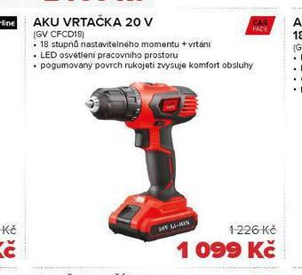 Auto Kelly Aku vrtačka 20 v nabídka