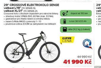 Auto Kelly 29" crossové elektrokolo sense nabídka
