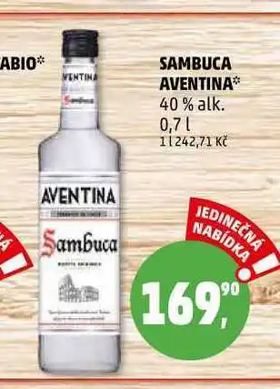 Penny Market Sambuca aventina, 0,7 l nabídka