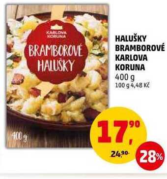 Penny Market Halušky bramborové karlova koruna, 400 g nabídka