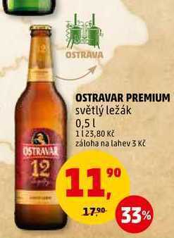 Penny Market Ostravar premium, 0,5 l nabídka