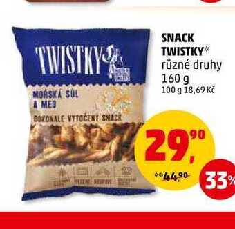 Penny Market Snack twistky, 160 g nabídka