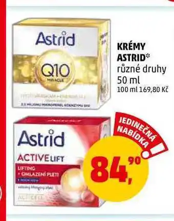 Penny Market Krémy astrid, 50 ml nabídka