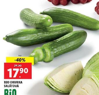 Lidl Bio okurka salátová nabídka