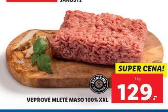 Lidl Vepřové mleté maso 100% xxl nabídka
