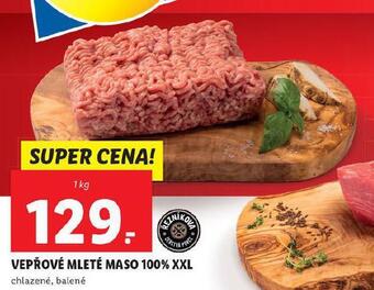 Lidl Vepřové mleté maso 100% xxl nabídka