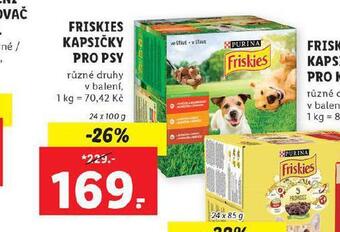 Lidl Friskies kapsičky pro psy nabídka