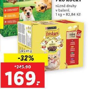 Lidl Friskies kapsičky pro kočky nabídka