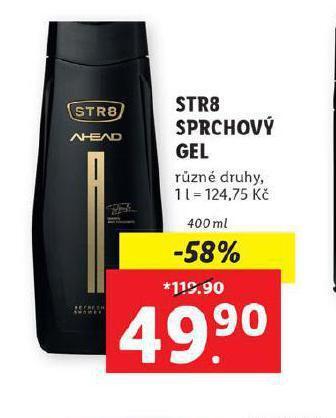 Lidl Str8 sprchový gel nabídka
