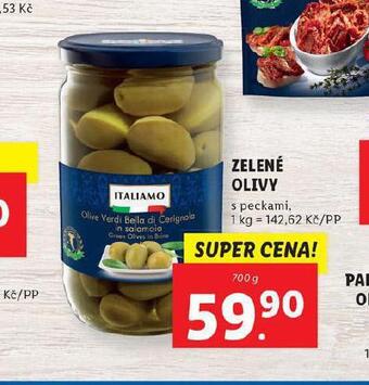 Lidl Zelené olivy nabídka