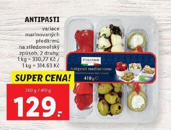 Lidl Antipasti nabídka