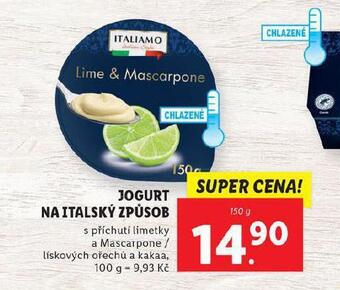 Lidl Jogurt na italský způsob nabídka
