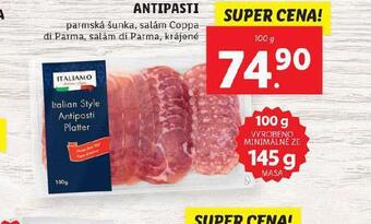 Lidl Antipasti nabídka