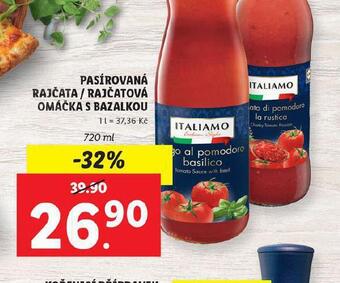 Lidl Rajčatová omáčka s bazalkou nabídka