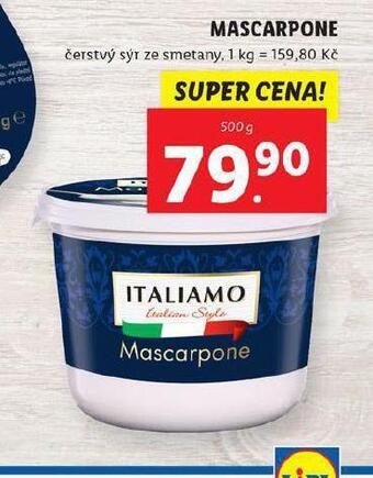 Lidl Mascarpone nabídka