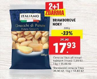 Lidl Bramborové noky nabídka